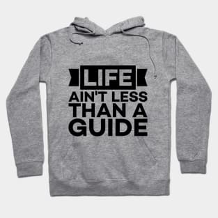 Life based text art Hoodie